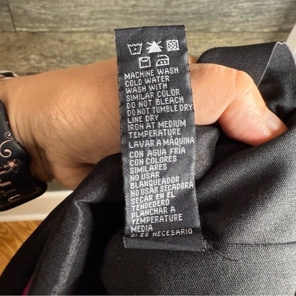 Scarlett Nite Black Pink One Shoulder Bandage Bodycon Midi Dress Size 6 Party - Picture 9 of 11